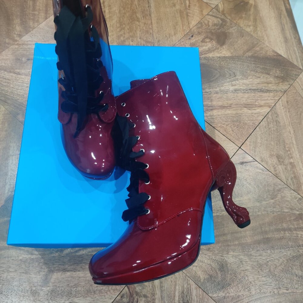John Fluevog Victoria boots size 12 W 10 M New - Picture 5 of 6